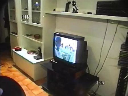 Spying My Wifey Plumbing With Her Buddy Vintage Italian