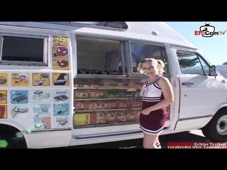 Blonde Teen Penetrated In A Car Until The Cumshot Hits Her Face