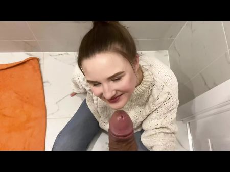 18yo Biotch Demonstrated Me Where The Toilet Was , Gargled My Prick And Guzzled My Cum