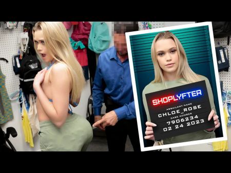 Excellent Model Chloe Rose Gets Screwed For Stealing Bikinis From Officer Tommy Gunn