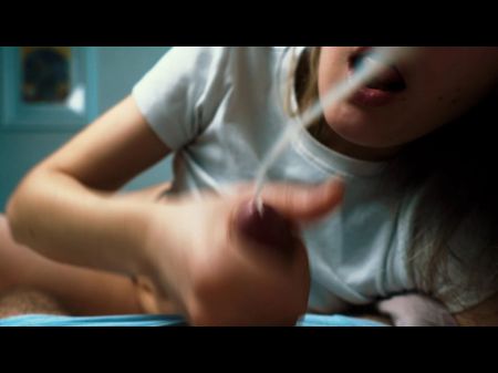 Step Sis Determined To Masturbate Me And I Filmed It On Movie And Wiped The Whole Lens With My Nut-juice From Sensation .