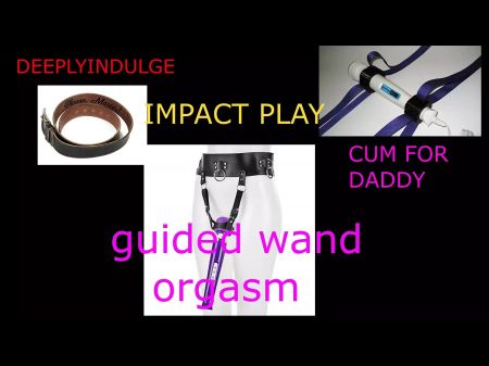 Guided Wand Orgasm (asmr) Powerful Instructional Orgasm