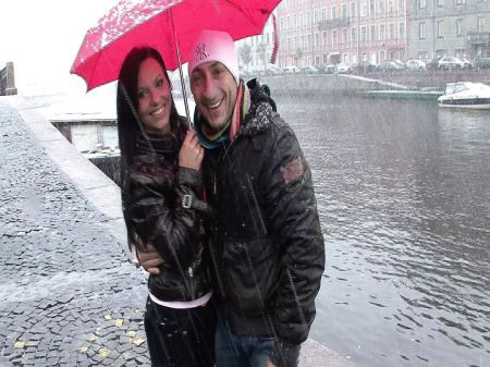 Hot Slut Picked Up On A Rainy Day And Ravaged In An Ass Fucking Triple Sex