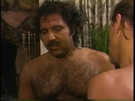 Dark Haired With Mutant Melons Loves Three Gigantic Thick Penises