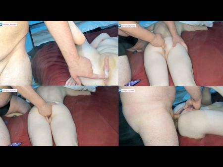 She Gets Caressed And Frigged In Her Booty And Labia To Get Her Leg Up And Filled With Superb Cum