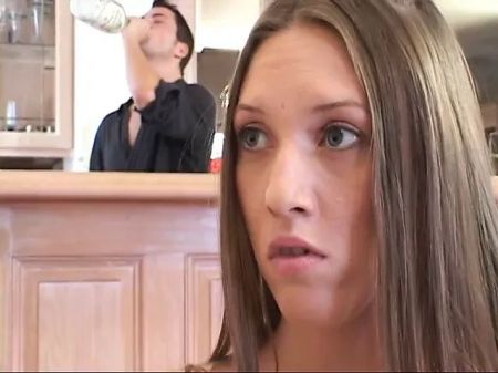 Lucky Dude Gets To Pound Two Lovely Youthful Honeys In The Living Room