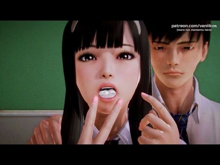 Waifu Academy - Phat Hooters Attractive Chinese 18yo Schoolgirl Teenager Deep-throats A Phat Beef Whistle And Swallows Cum Right In Classroom - #25