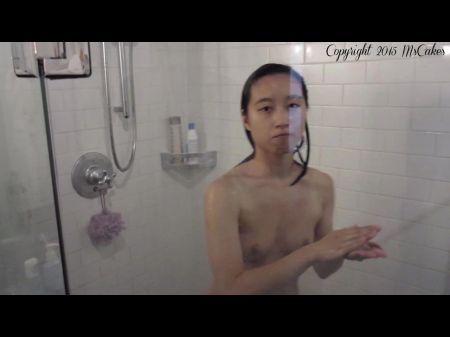 Naked In The Shower Room