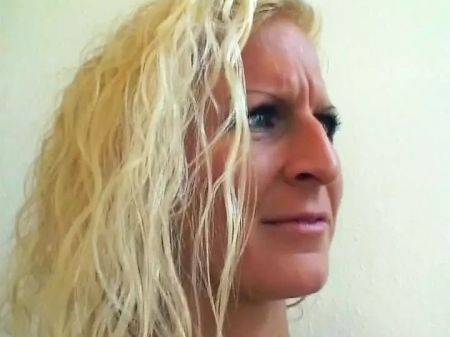 German Doll With Blonde Hair Trying Out Cum From A Big Black Cock