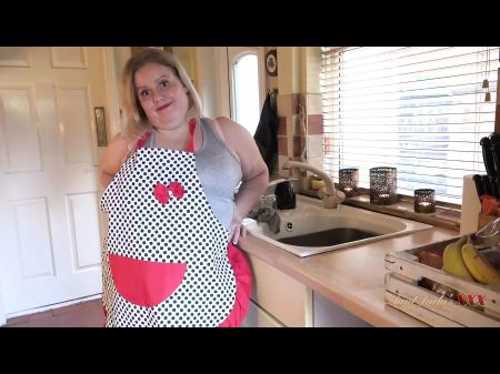 Auntjudysxxx - Your Huge-titted Bbw Wifey Megan Gargles Your Pecker In The Kitchen (pov)