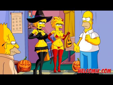 Halloween Night With Fucky-fucky - The Simptoons