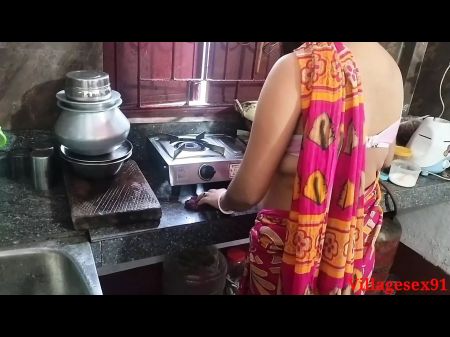 Crimson Saree Kitchen Fucky-fucky In Sonali ( Official Video By Villagesex91 )