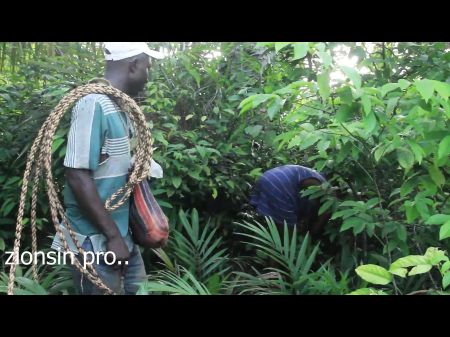 Happy Farmer Caught This 2 Bang In His Farm And Decided To Bang The Black Girl Too For Compensation