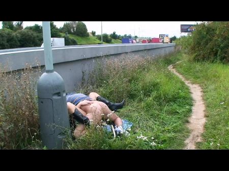 Auf Der Autobahn Findet Der Wilde Fick Statt