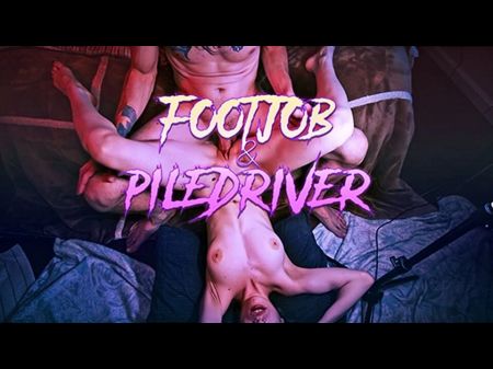 Boinking Her In Piledriver After Footjob & Worship