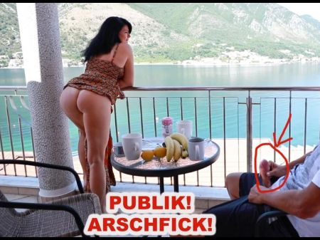 Motel Public ! Screwed On The Motel Terrace !