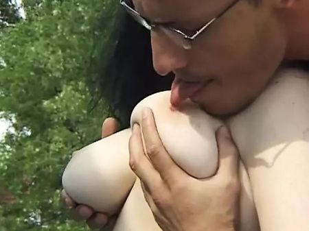 Busty German Cutie Rails Penis On The Balcony