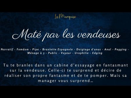 French Audio Pornography Caught In The Middle Of A Handjob , The Saleswomen Pound You In The Fitting Apartment