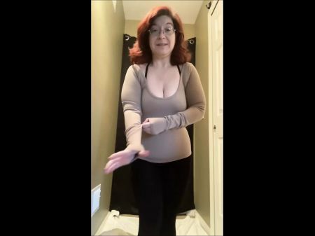 Ellie Tries On New Clothes
